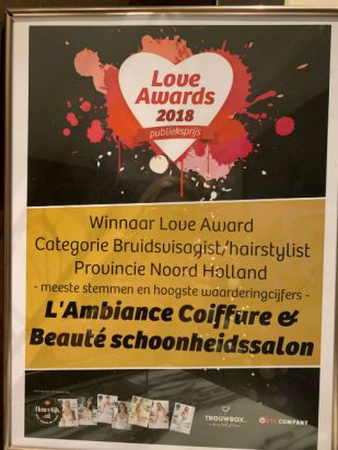 Winnaar Love Award 2018